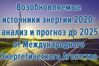 Возобновляемые источники энергии 2020. Анализ и прогноз до 2025