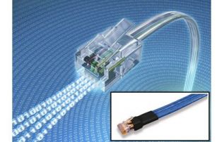 Плоские кабели без заполнителей для сетей Ethernet от компании Cicoil