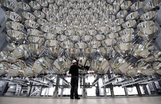 В Германии зажгли 