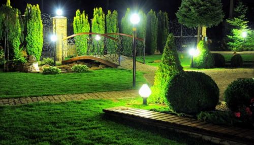 Советы по организации садово-паркового освещения